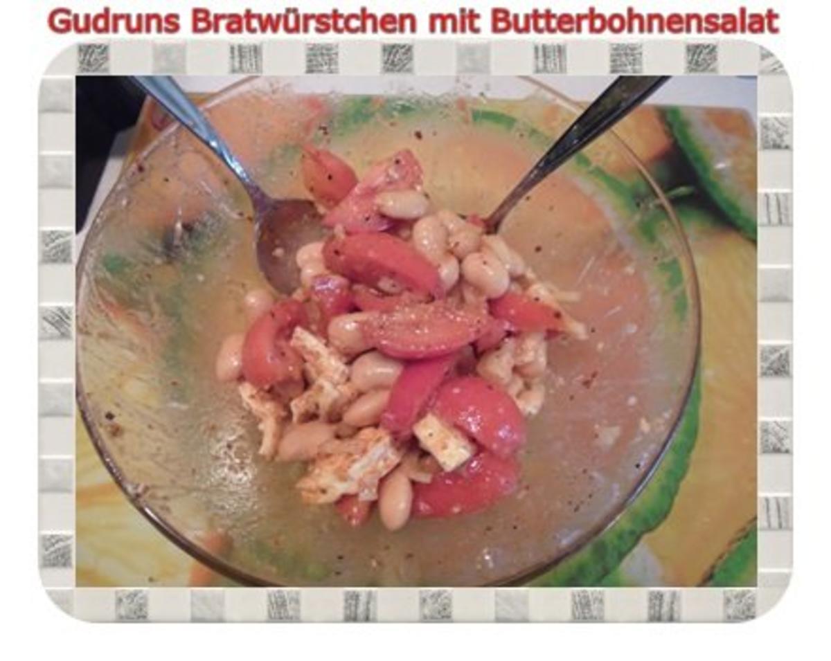 Fleisch: Bratwürstchen mit Butterbohnensalat - Rezept - Bild Nr. 7