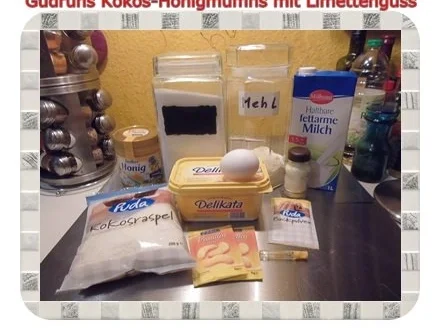 Rezept: Muffins: Kokos-Honigmuffins Bild Nr. 2 Muffins: Kokos-Honigmuffins - Rezept - Bild Nr. 2