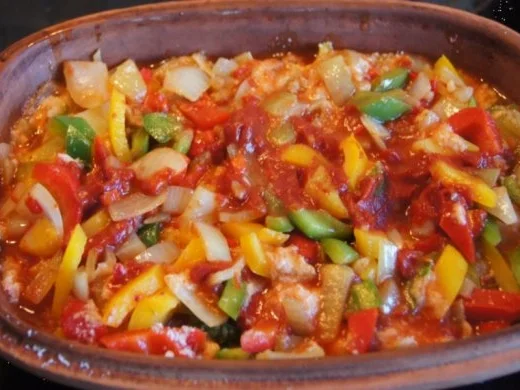 Pilaff serbischer Art im Römertopf mit Reis - Rezept - Bild Nr. 11