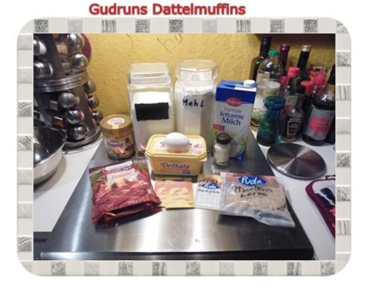 Muffins: Dattelmuffins - Rezept - Bild Nr. 2