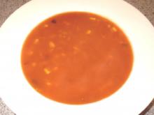 Kochen: Scharfe Tomatensuppe mit Mais - Rezept