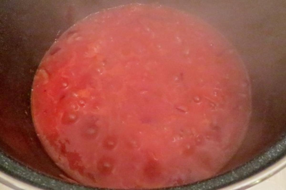 Kochen: Scharfe Tomatensuppe mit Mais - Rezept - Bild Nr. 2