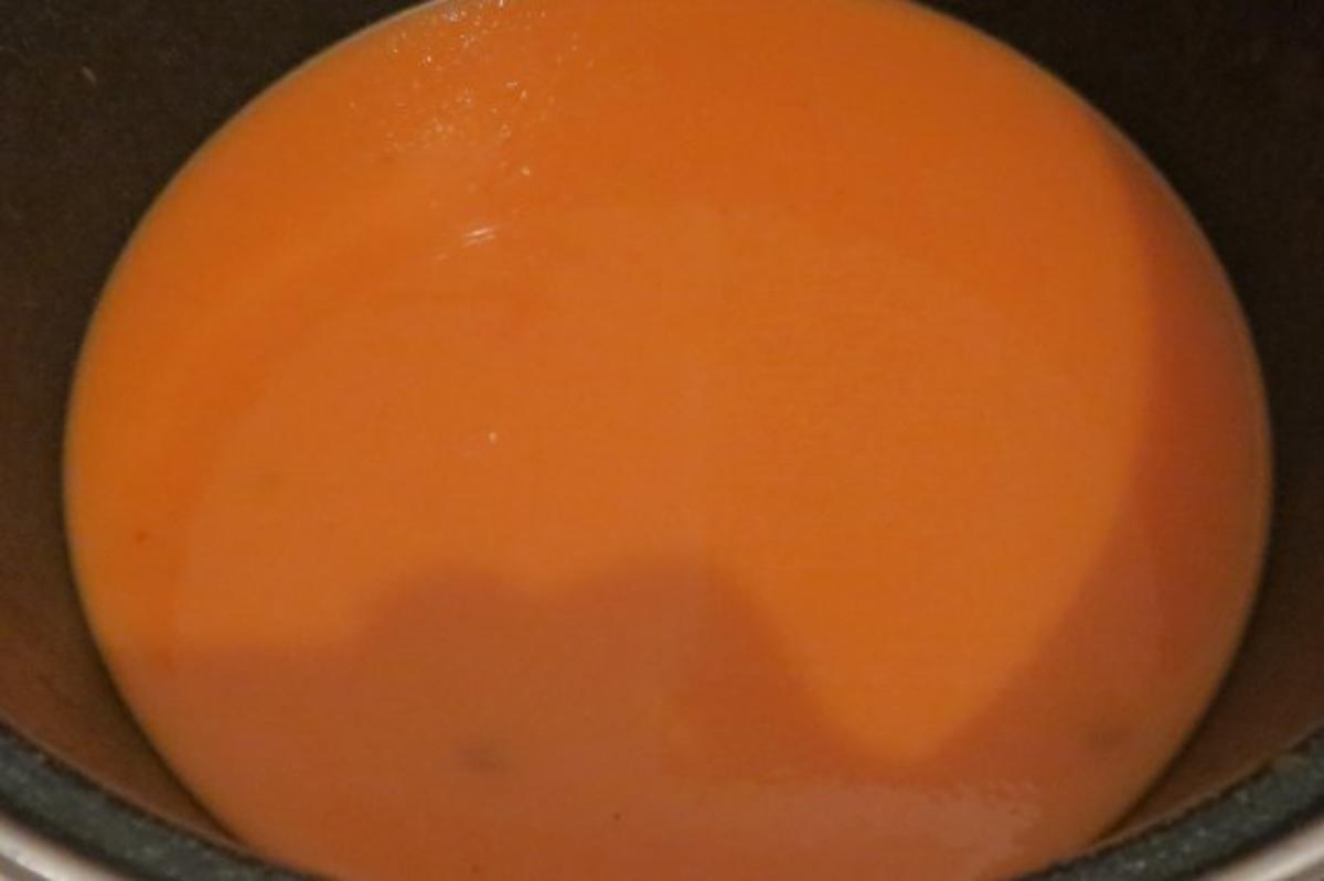 Kochen: Scharfe Tomatensuppe mit Mais - Rezept - Bild Nr. 4