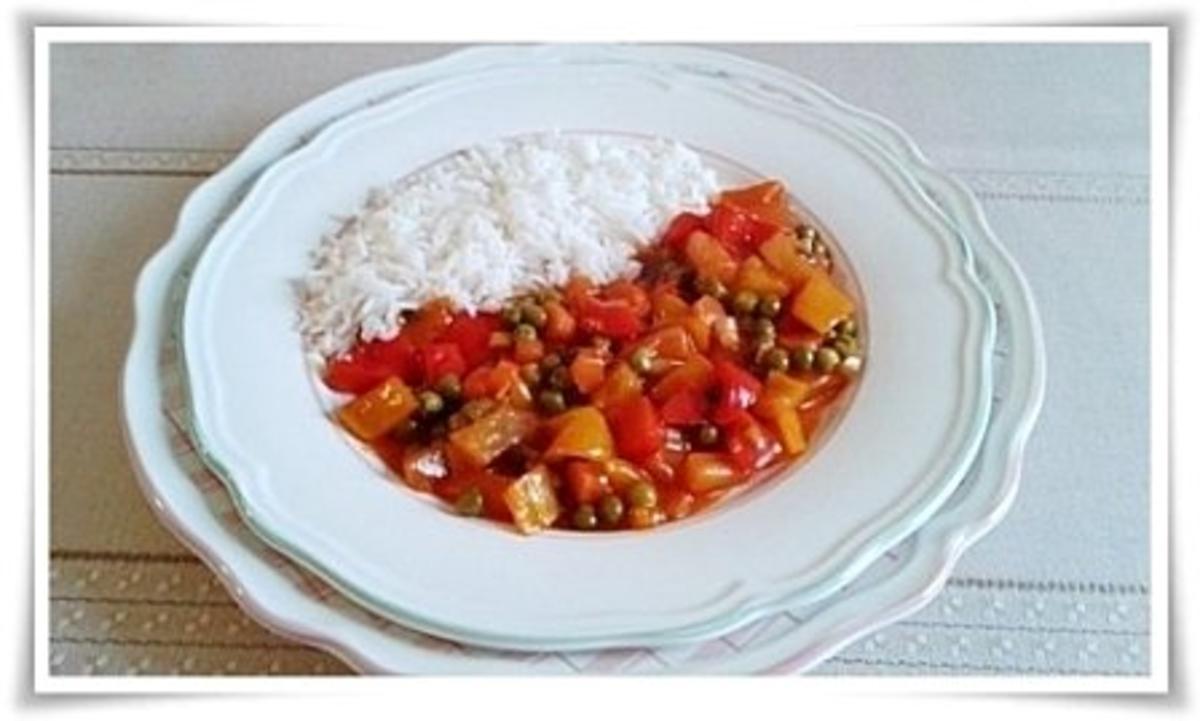 Pangasiusfilet auf süß-sauer Gemüse mit  Basmati Reis - Rezept - Bild Nr. 15
