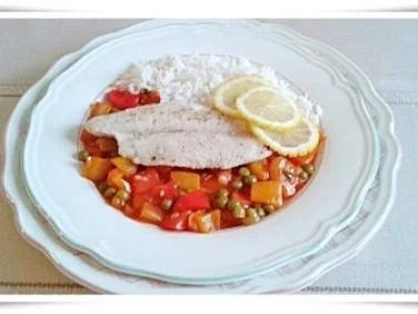 Pangasiusfilet auf süß-sauer Gemüse mit  Basmati Reis - Rezept - Bild Nr. 17