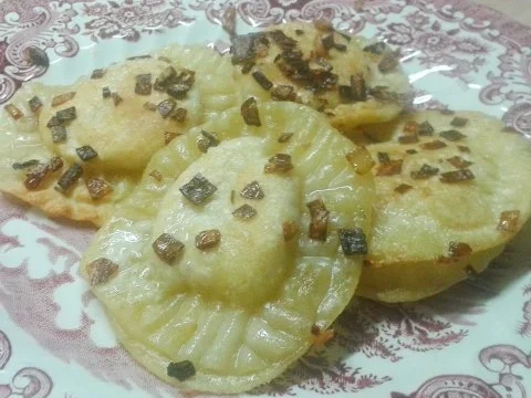 Pierogi mit Sauerkraut-Kartoffelfüllung - Rezept