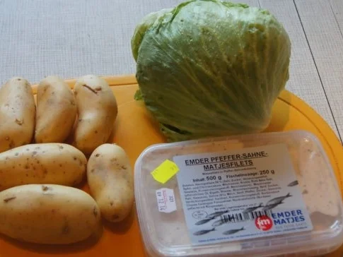 Pfeffer-Sahne-Matjesfilets mit Pellkartoffeln - Rezept - Bild Nr. 2