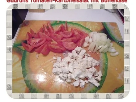Salat: Tomaten-Kartoffelsalat mit Büffelkäse - Rezept - Bild Nr. 3