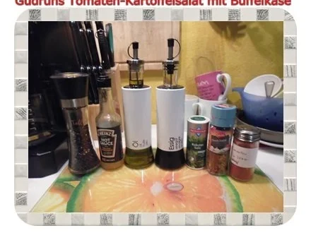 Salat: Tomaten-Kartoffelsalat mit Büffelkäse - Rezept - Bild Nr. 6