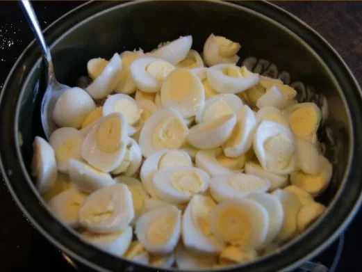 Eiersalat mit Wachteleiern - Rezept - Bild Nr. 6