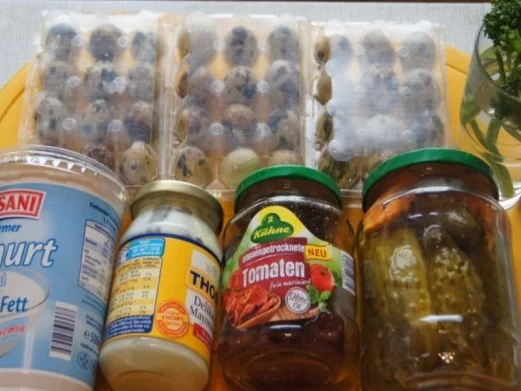 Eiersalat mit Wachteleiern - Rezept - Bild Nr. 2