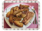 Fisch: Pikanter Lachs mit Bratkartoffeln - Rezept