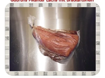 Rezept: Fisch: Pikanter Lachs mit Bratkartoffeln Bild Nr. 5 Fisch: Pikanter Lachs mit Bratkartoffeln - Rezept - Bild Nr. 5