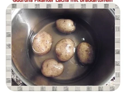 Rezept: Fisch: Pikanter Lachs mit Bratkartoffeln Bild Nr. 6 Fisch: Pikanter Lachs mit Bratkartoffeln - Rezept - Bild Nr. 6