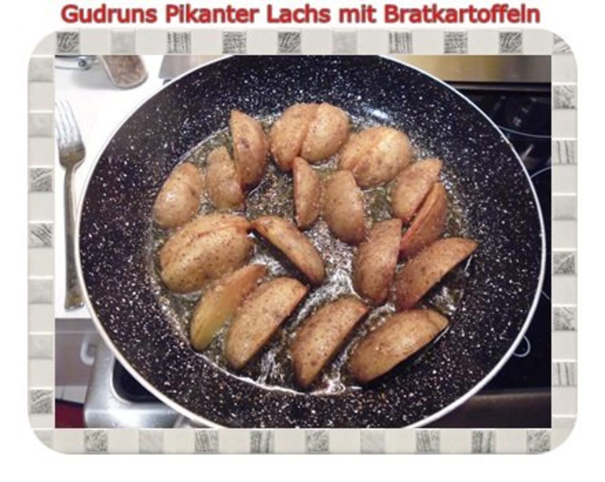 Fisch: Pikanter Lachs mit Bratkartoffeln - Rezept - Bild Nr. 8