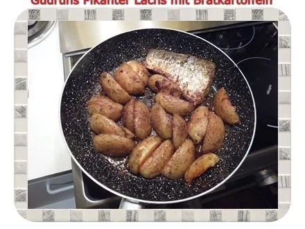 Rezept: Fisch: Pikanter Lachs mit Bratkartoffeln Bild Nr. 12 Fisch: Pikanter Lachs mit Bratkartoffeln - Rezept - Bild Nr. 12