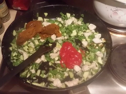 Rezept: Hähnchenkokoscurry mit Basmatireis Bild Nr. 5 Hähnchenkokoscurry mit Basmatireis - Rezept - Bild Nr. 5