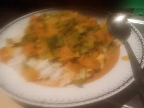 Rezept: Hähnchenkokoscurry mit Basmatireis Bild Nr. 8 Hähnchenkokoscurry mit Basmatireis - Rezept - Bild Nr. 8