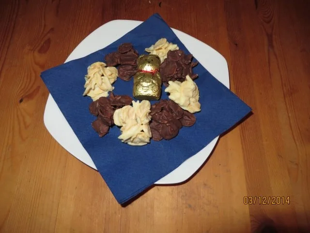 Weisse und braune Knusperle - Rezept