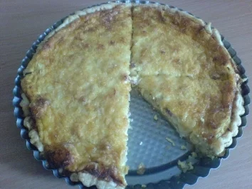 Schneller Zwiebelkuchen - Rezept