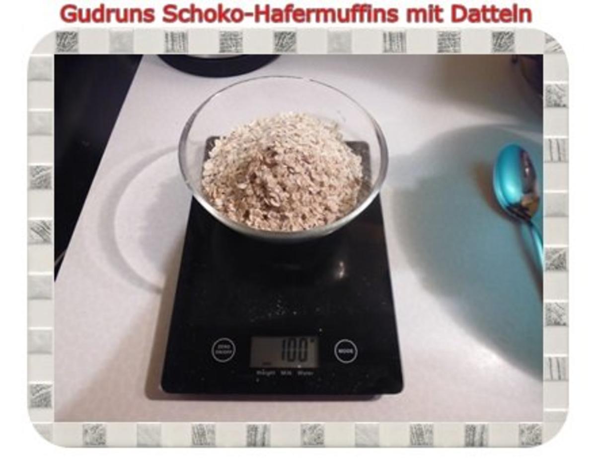 Muffins: Schoko-Hafermuffins mit Datteln - Rezept - Bild Nr. 3