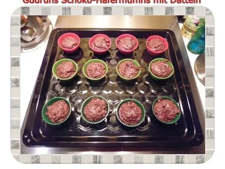 Muffins: Schoko-Hafermuffins mit Datteln - Rezept - Bild Nr. 11
