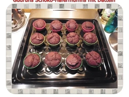 Muffins: Schoko-Hafermuffins mit Datteln - Rezept - Bild Nr. 14