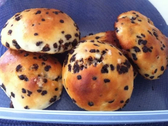 Milchbrötchen mit Schokolade - Rezept