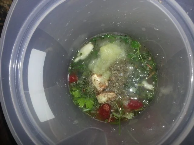 Rezept: Steak mit Kräuterbutter und Rührei Bild Nr. 4 Steak mit Kräuterbutter und Rührei - Rezept - Bild Nr. 4