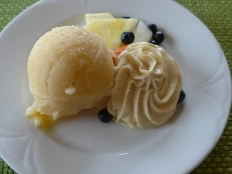 Geeiste Melone an Obst und Quark nach Budwig - Rezept - Bild Nr. 2