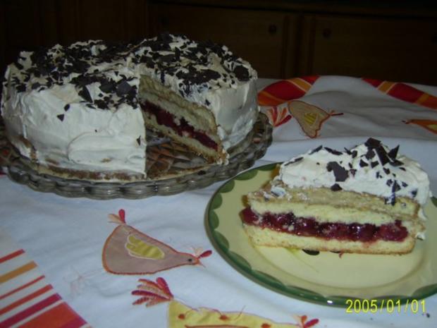 Kuchen: Mokka-Kirsch-Sahne-Torte..... - Rezept - kochbar.de