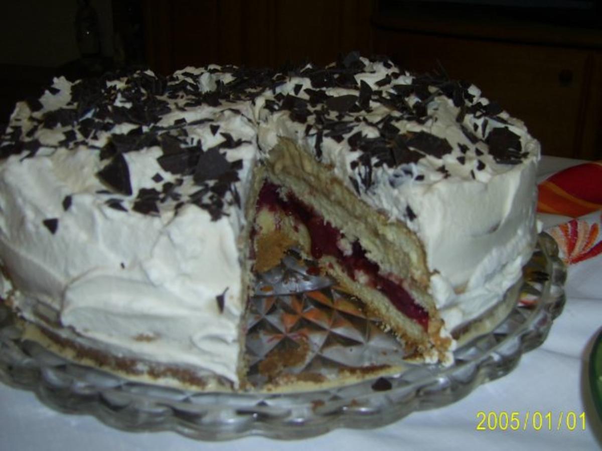 Kuchen: Mokka-Kirsch-Sahne-Torte..... - Rezept - Bild Nr. 23