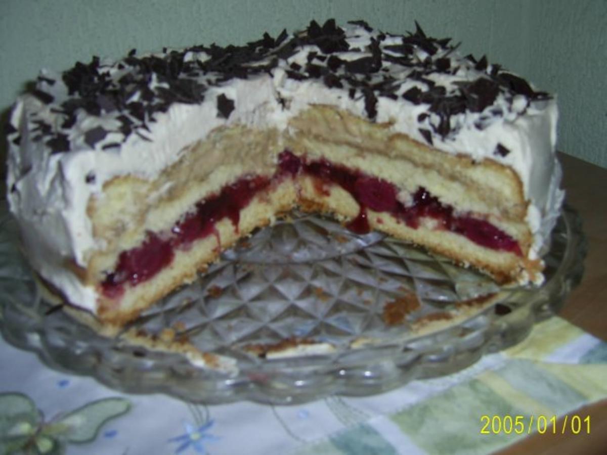 Kuchen: Mokka-Kirsch-Sahne-Torte..... - Rezept - Bild Nr. 24