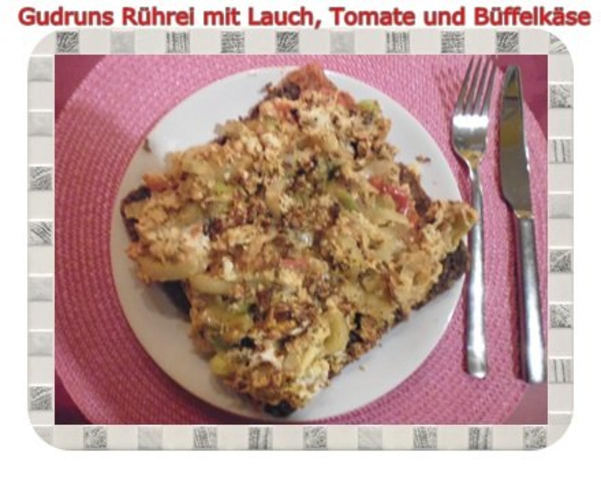 Eier: Rührei mit Lauch, Tomate und Büffelkäse - Rezept - Bild Nr. 10