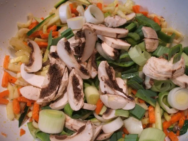 Geflügel: Straußensteaks mit buntem Gemüse aus dem Wok - Rezept - Bild Nr. 5