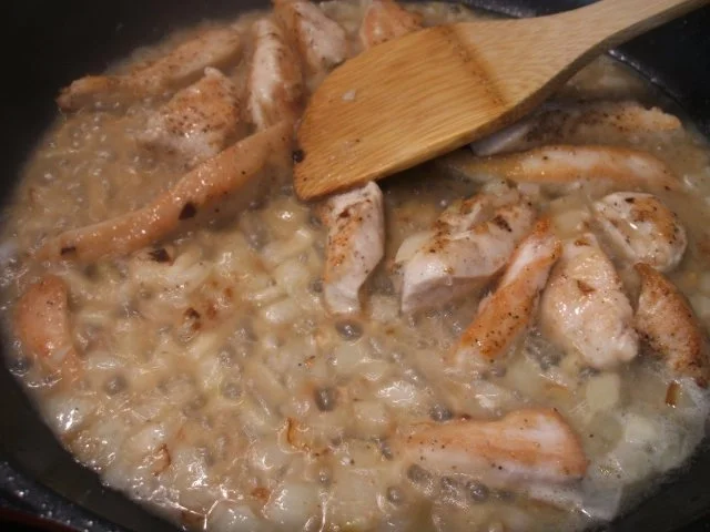 Geflügel: Hähnchengeschnetzeltes mit Honig-Senf-Soße - Rezept - Bild Nr. 8