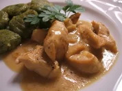 Geflügel: Hähnchengeschnetzeltes mit Honig-Senf-Soße - Rezept