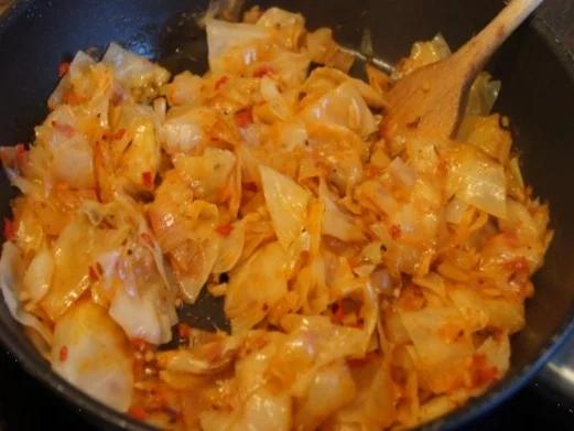 Weißkohl geschmort mit Mett und Möhren-Kartoffelstampf - Rezept - Bild Nr. 12