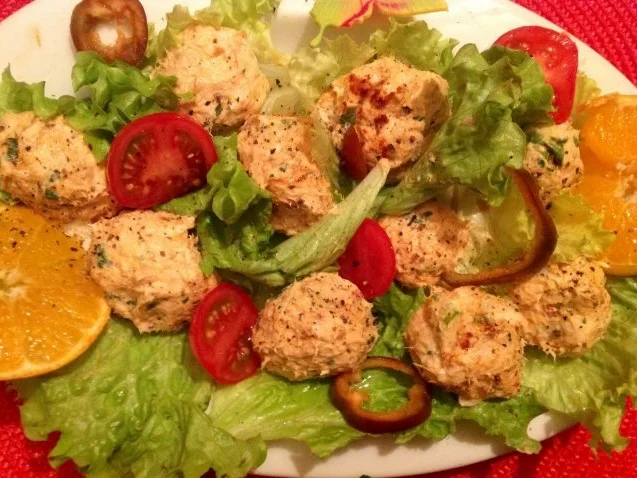 Käse-Lachsbällchen - Rezept - Bild Nr. 2