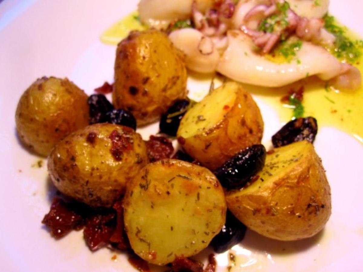 Calamari mit Gremolata und Ofenkartoffeln - Rezept - Bild Nr. 9