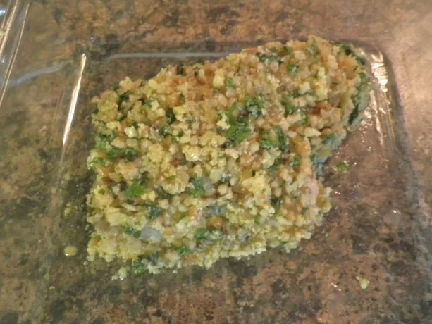 Kabeljau mit einer Walnuss - Petersilien - Kruste auf Rote Bete - Graupen - Bett ... - Rezept - Bild Nr. 3