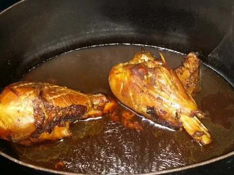 Rezept: Putenunterkeulen mit frischen Delikatessbohnen Bild Nr. 5 Putenunterkeulen mit frischen Delikatessbohnen - Rezept - Bild Nr. 5