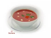 pikante Tomatensuppe - alla Caprese - Rezept