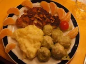 Schollenfilet -Finkenwerder Art- mit Rosenkohl und Kartoffelstampf - Rezept