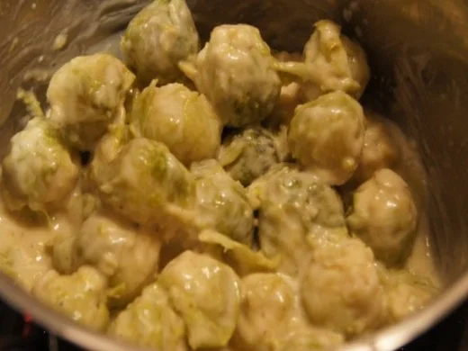 Rezept: Schollenfilet -Finkenwerder Art- mit Rosenkohl und Kartoffelstampf Bild Nr. 6 Schollenfilet -Finkenwerder Art- mit Rosenkohl und Kartoffelstampf - Rezept - Bild Nr. 6