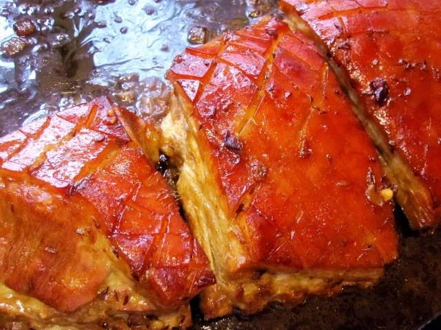 Spanferkel-Krustenbraten mit dunkler Biersoße - Rezept - Bild Nr. 6