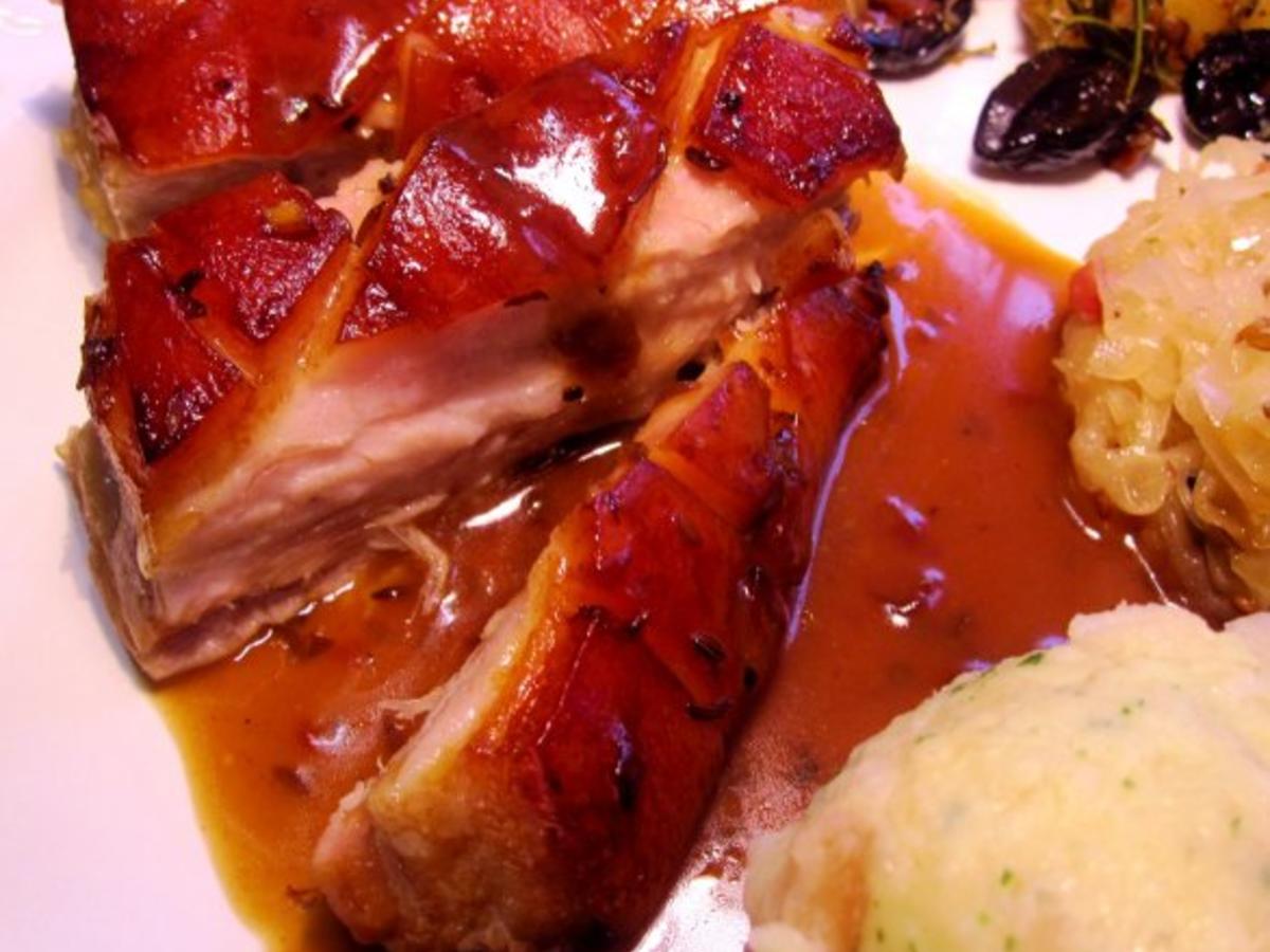 Spanferkel Krustenbraten mit dunkler Biersoße - einfach - von mimi