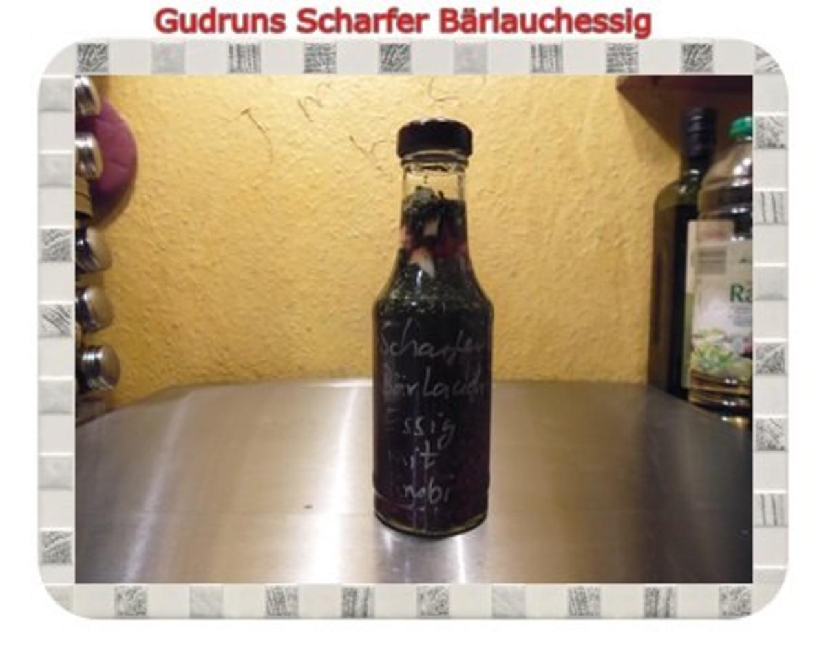 Essig: Scharfer Bärlauchessig - Rezept