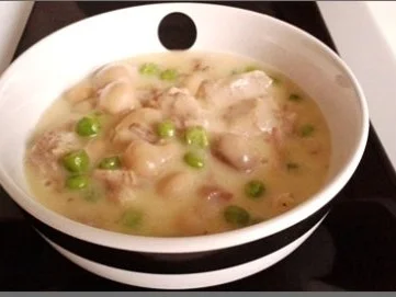 Puten Frikassee mit Mini Champignons und Erbsen - Rezept - Bild Nr. 2