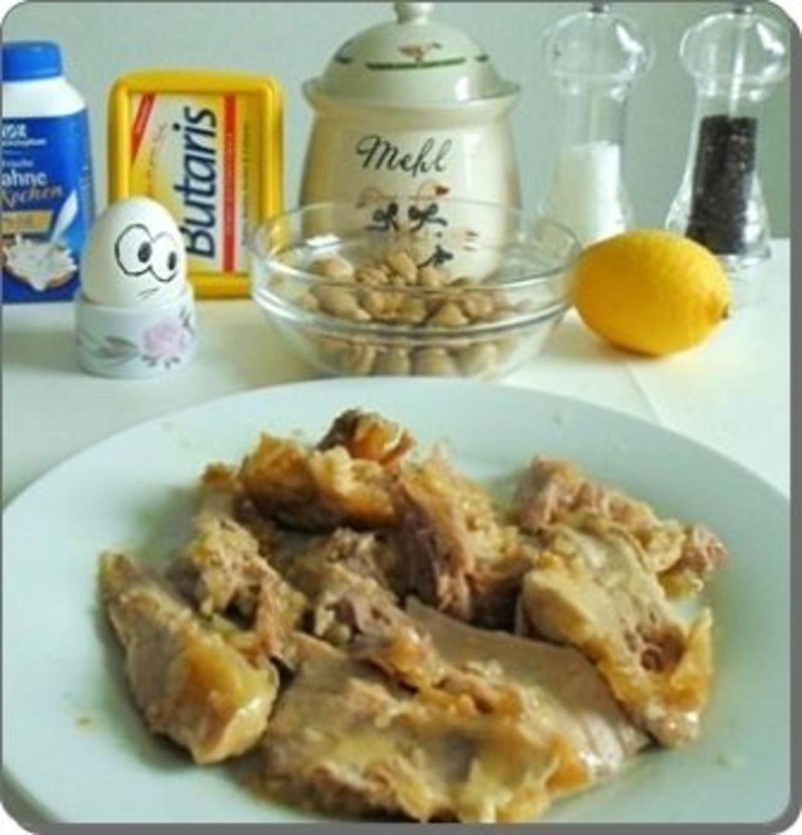 Puten Frikassee mit Mini Champignons und Erbsen - Rezept - Bild Nr. 6